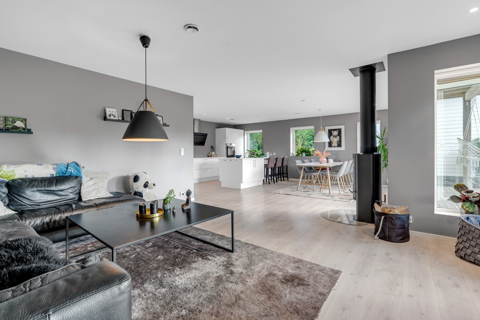 Attraktiv og familievennlig halvpart av tomannsbolig fra 2017. Galleribilde