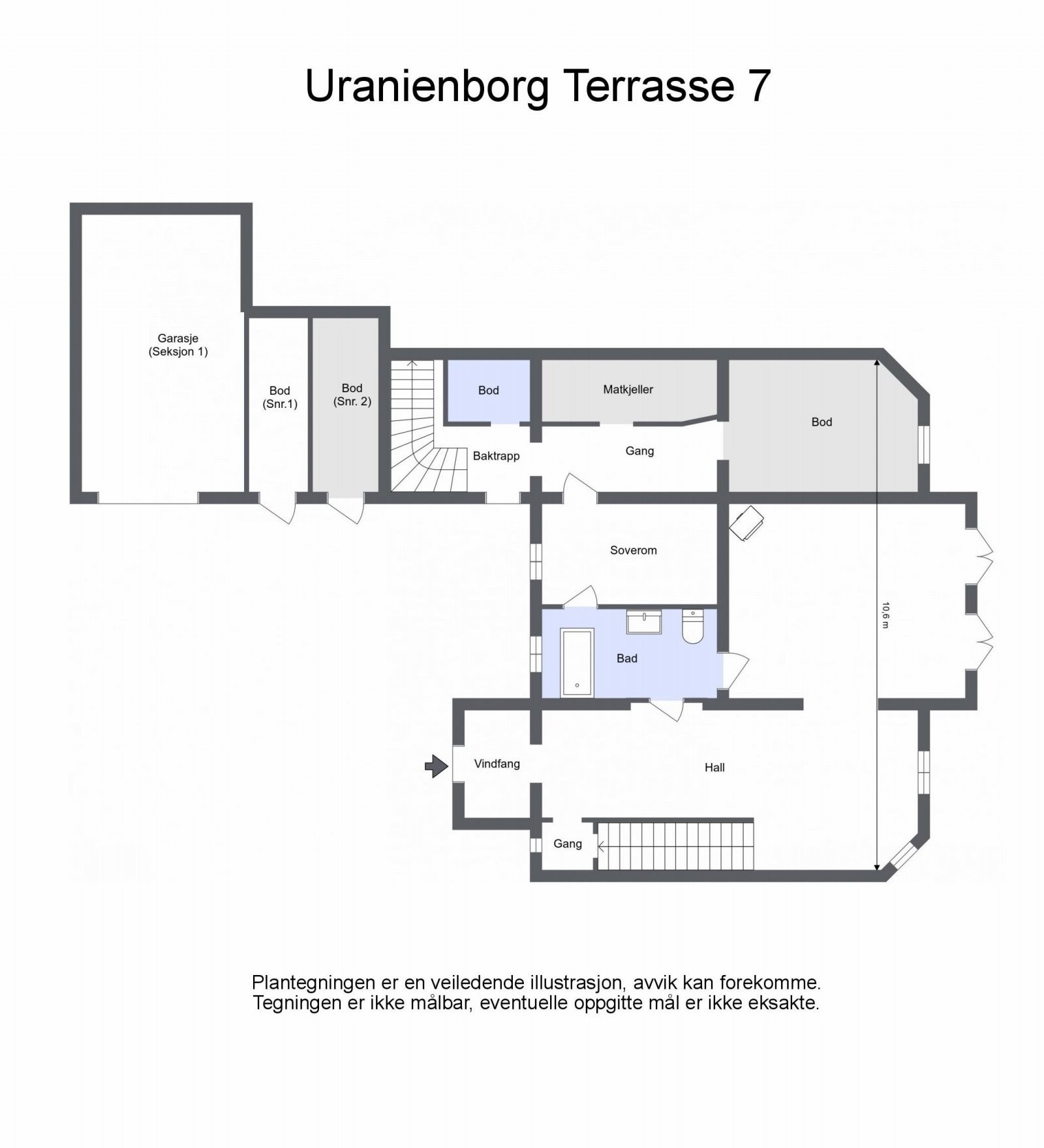 Plantegning - 1. etasje Galleribilde