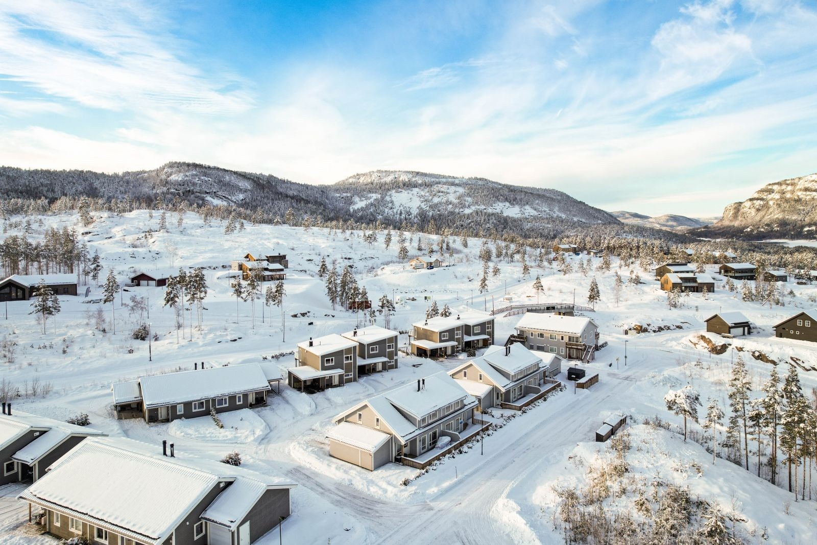 Det er kort vei til turløyper, langrennsløyper mm fra boligen. Galleribilde