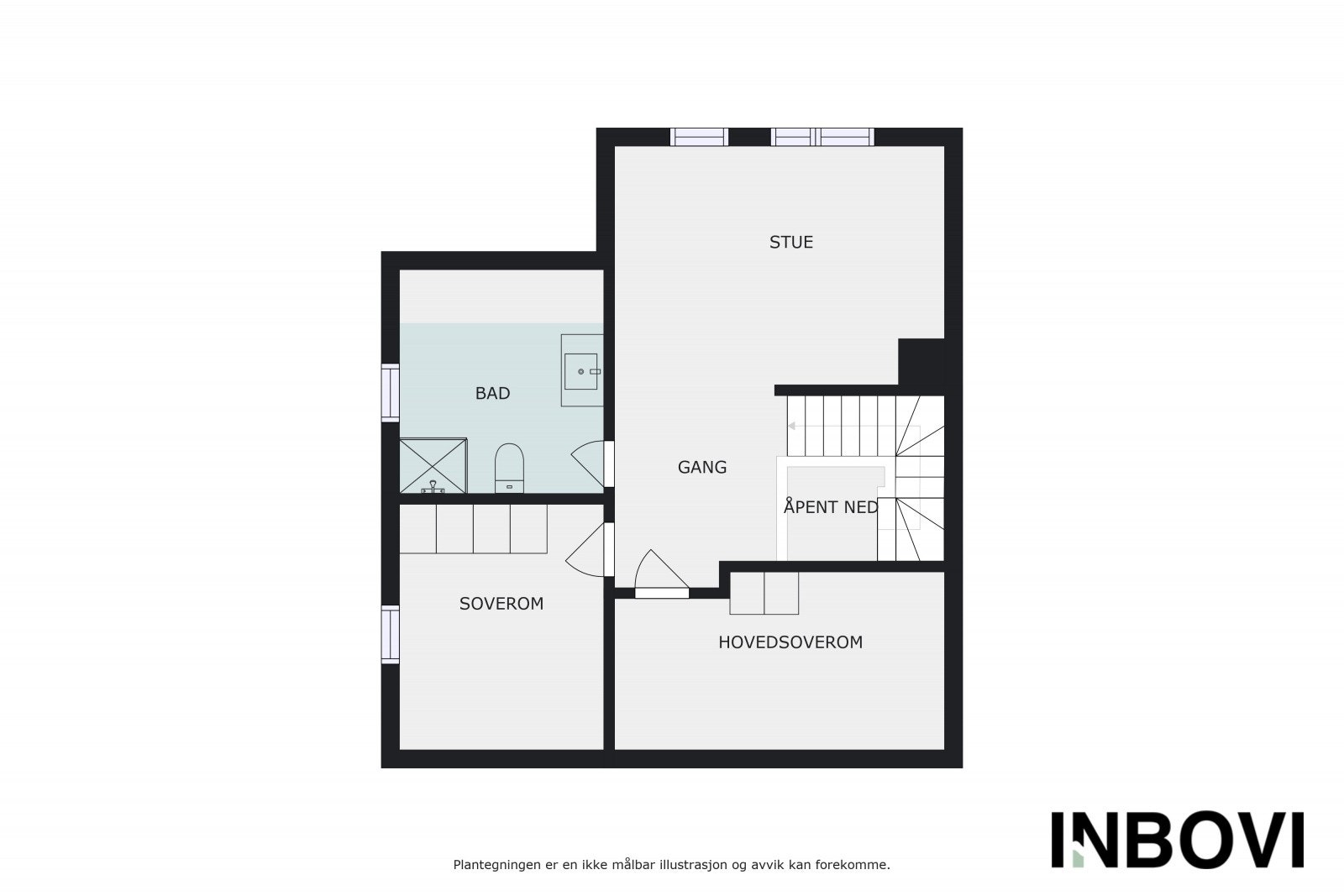 Planskisse 2. etg Galleribilde