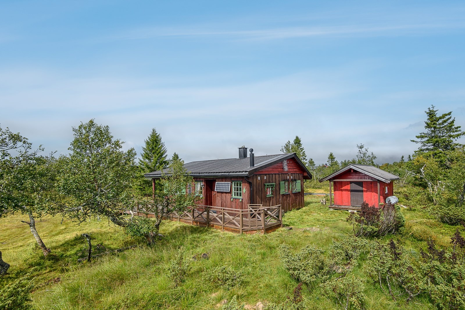 Fine solforhold i relativt flatt terreng. Galleribilde