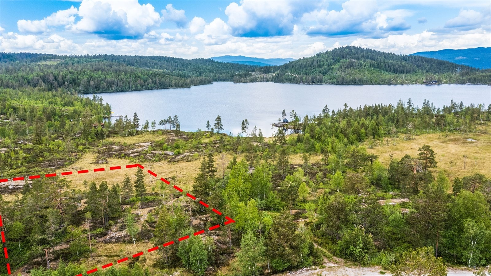 Tomteareal gnr 79/ bnr 68 er 2.685 m2. Galleribilde