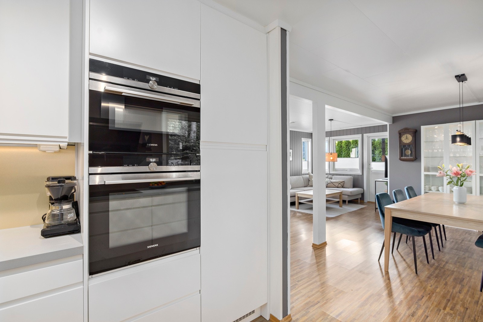 Stekeovn og mikro er fra Siemens. Galleribilde
