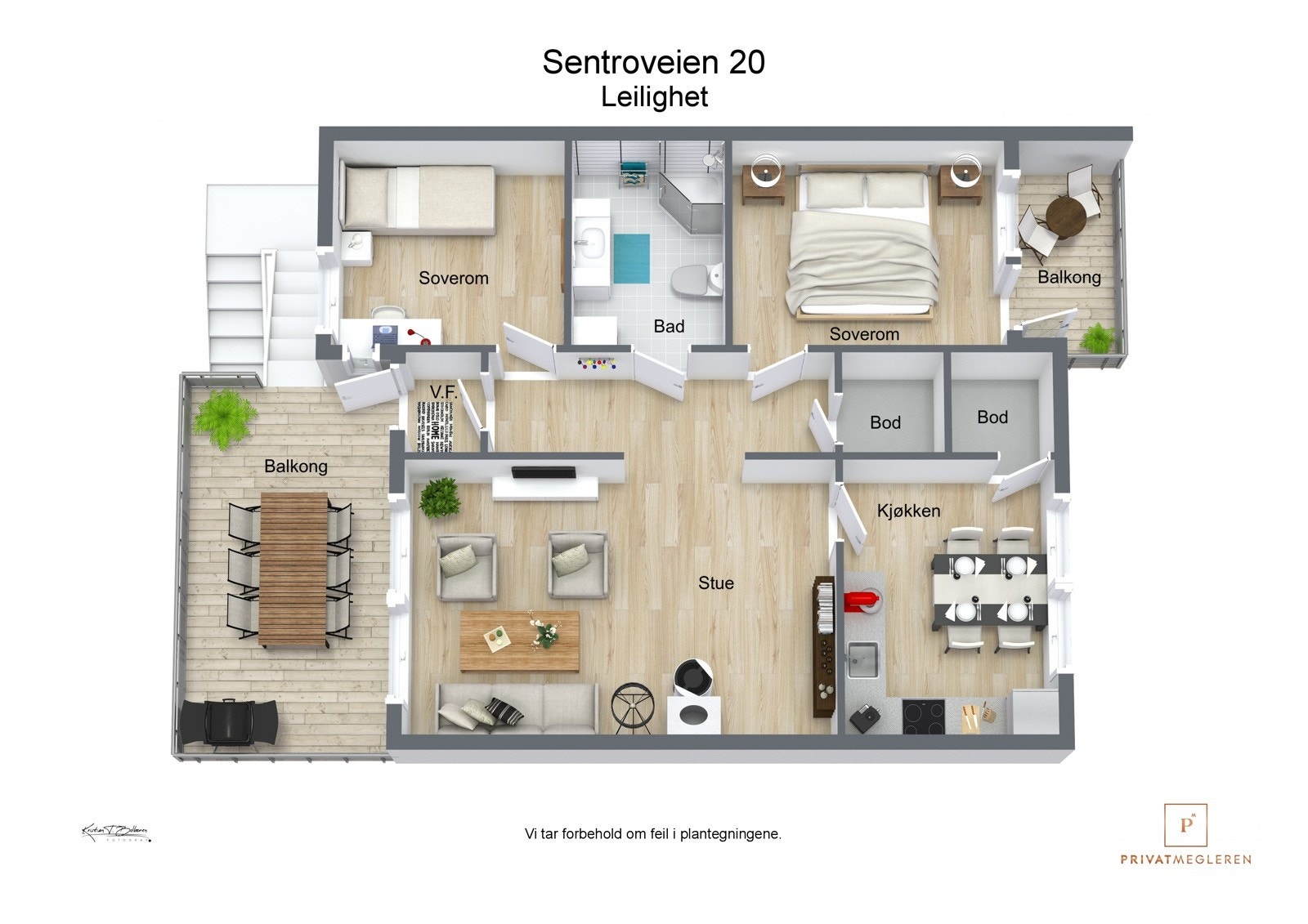 Plantegning Galleribilde