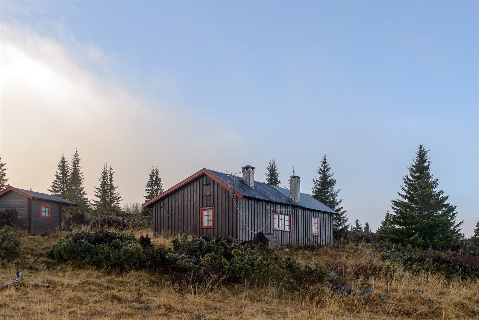 Rolig sæterområde på Øyerfjellet Galleribilde