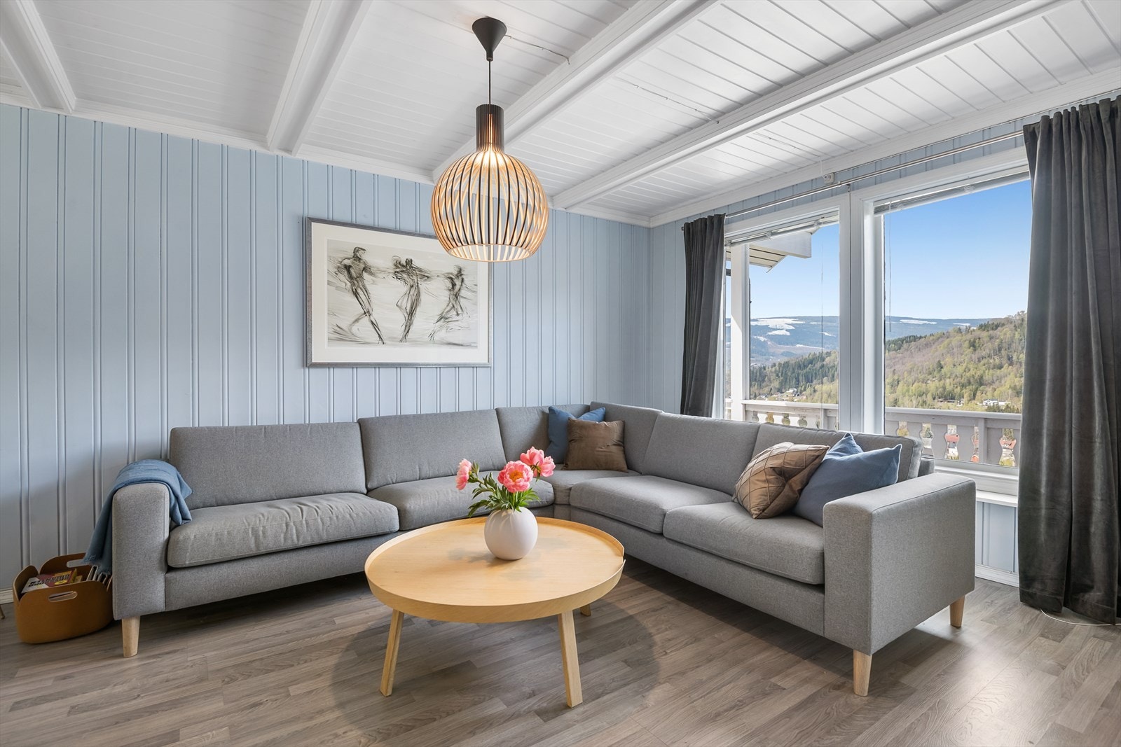Nydelig utsikt fra stuen. Galleribilde