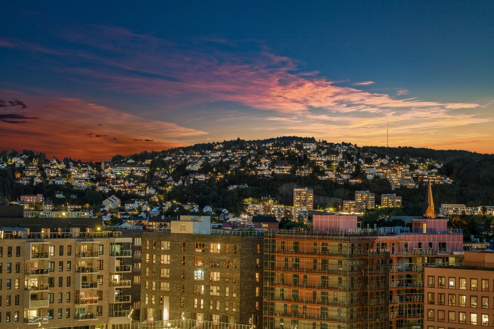 Nydelig utsikt mot åsane Galleribilde
