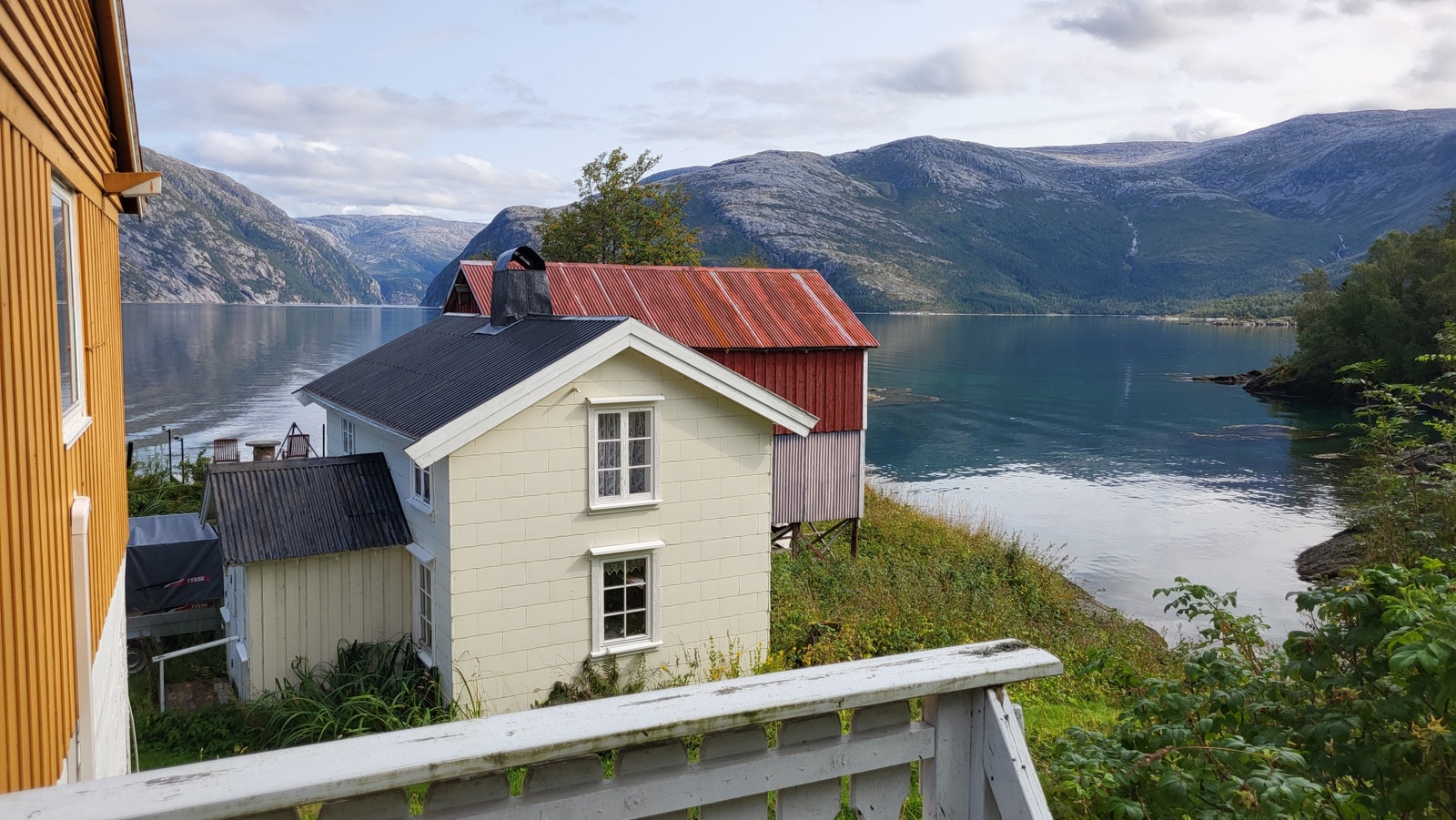 Utsikt fra terrasse Galleribilde