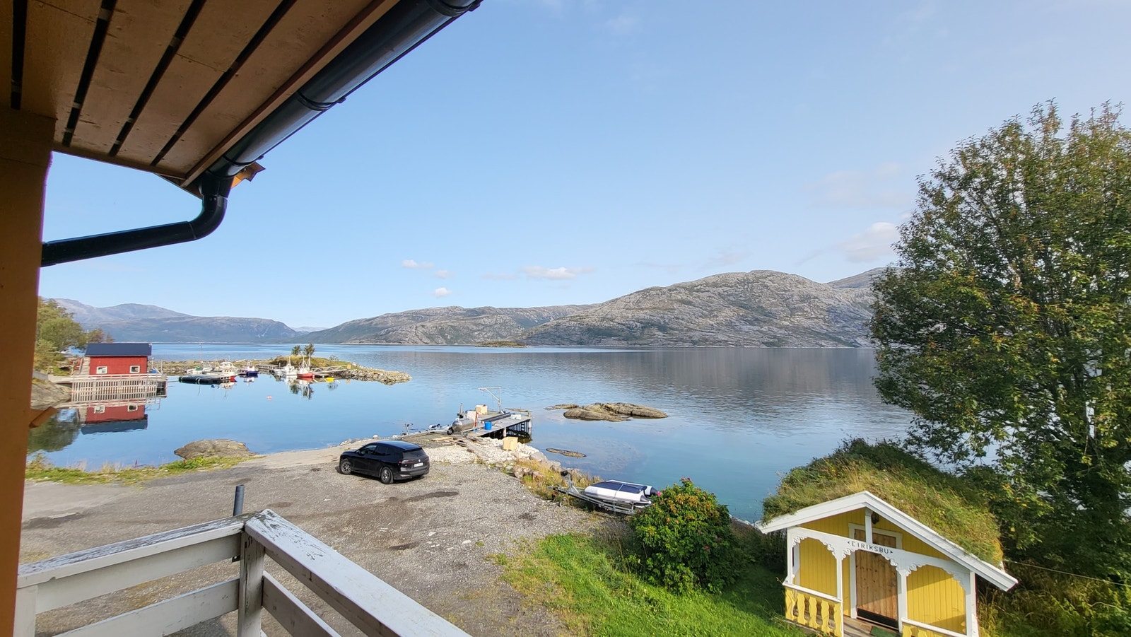 Utsikt fra balkong Galleribilde