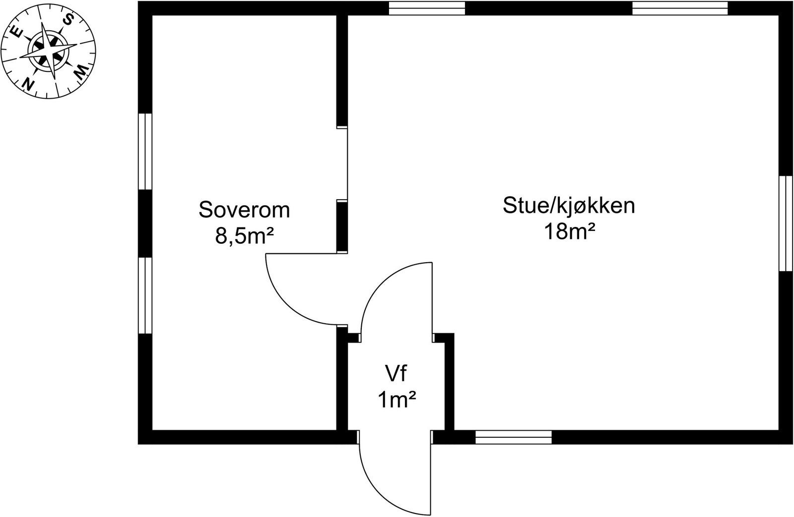 Planskisse Galleribilde