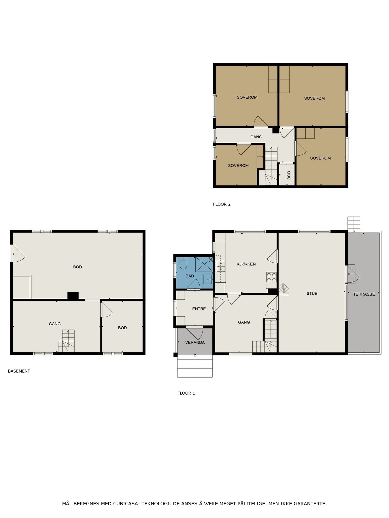 Planskisse oversikt. Galleribilde