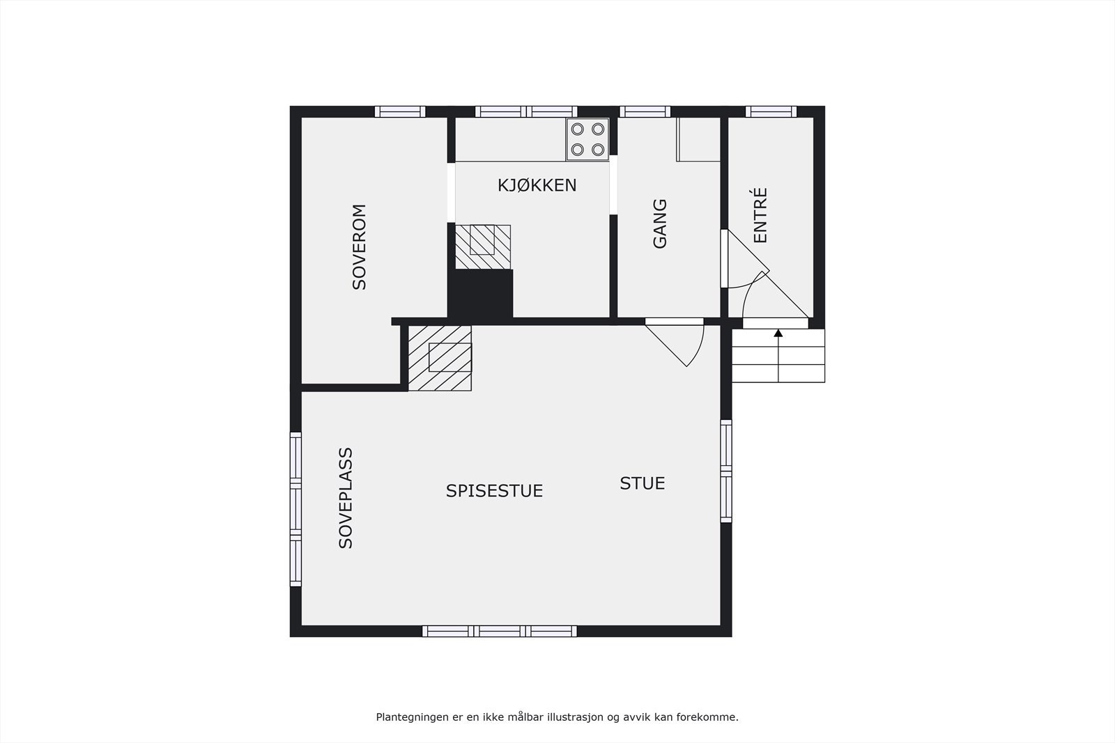 Plantegning Galleribilde