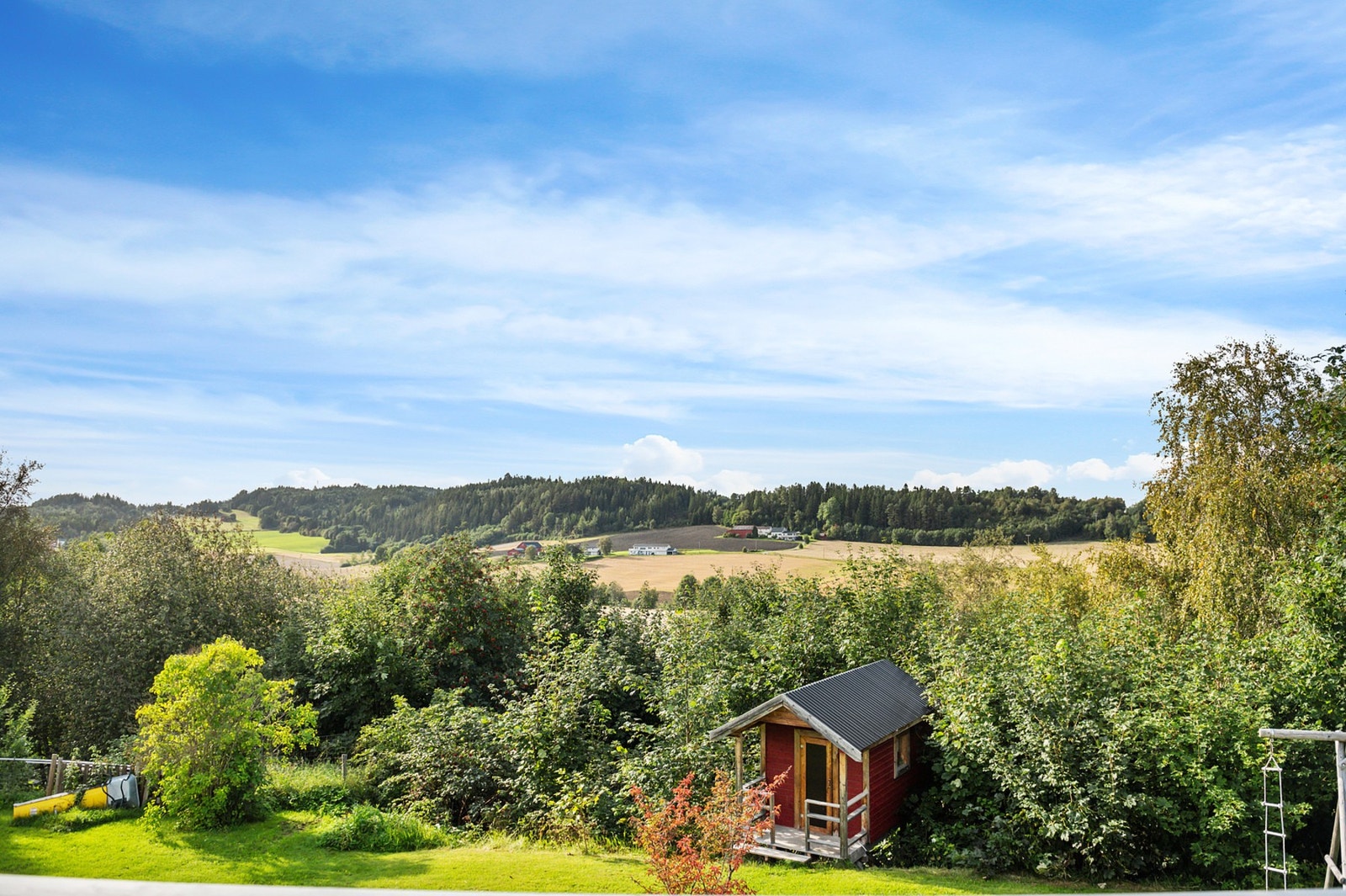 Flott utsikt utover dalen. Galleribilde
