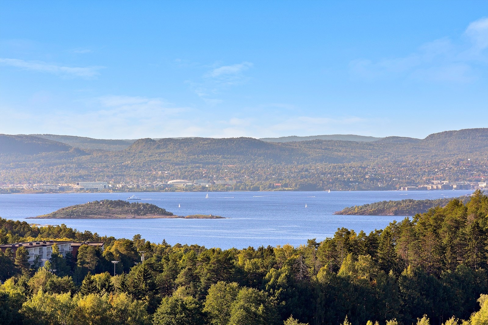 Utsikt over Oslofjorden. Galleribilde