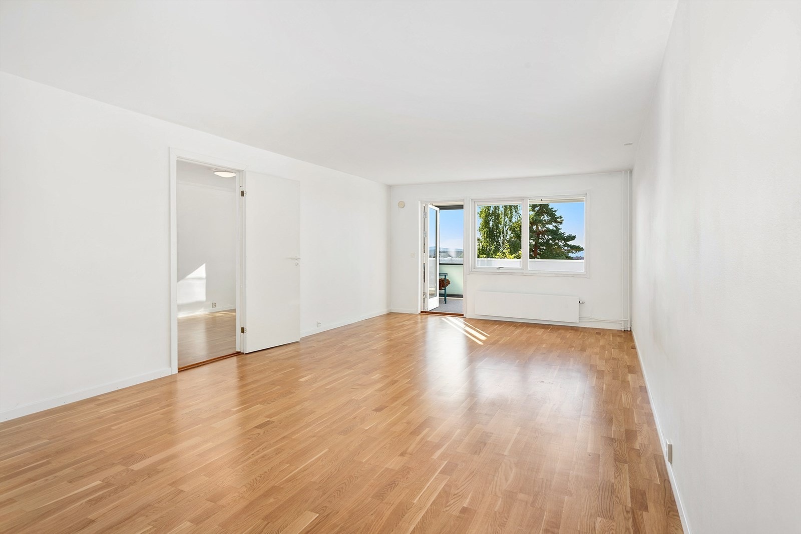 Kvadratisk og praktisk planløsning. Galleribilde