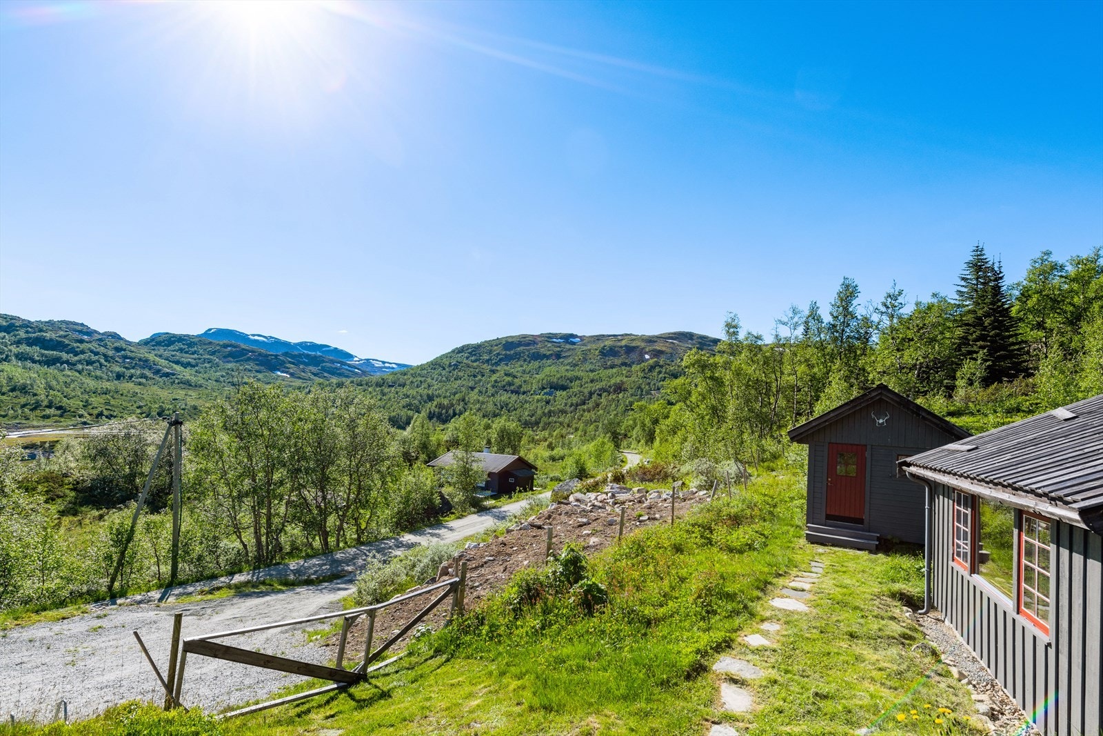 Uthus med lagring Galleribilde