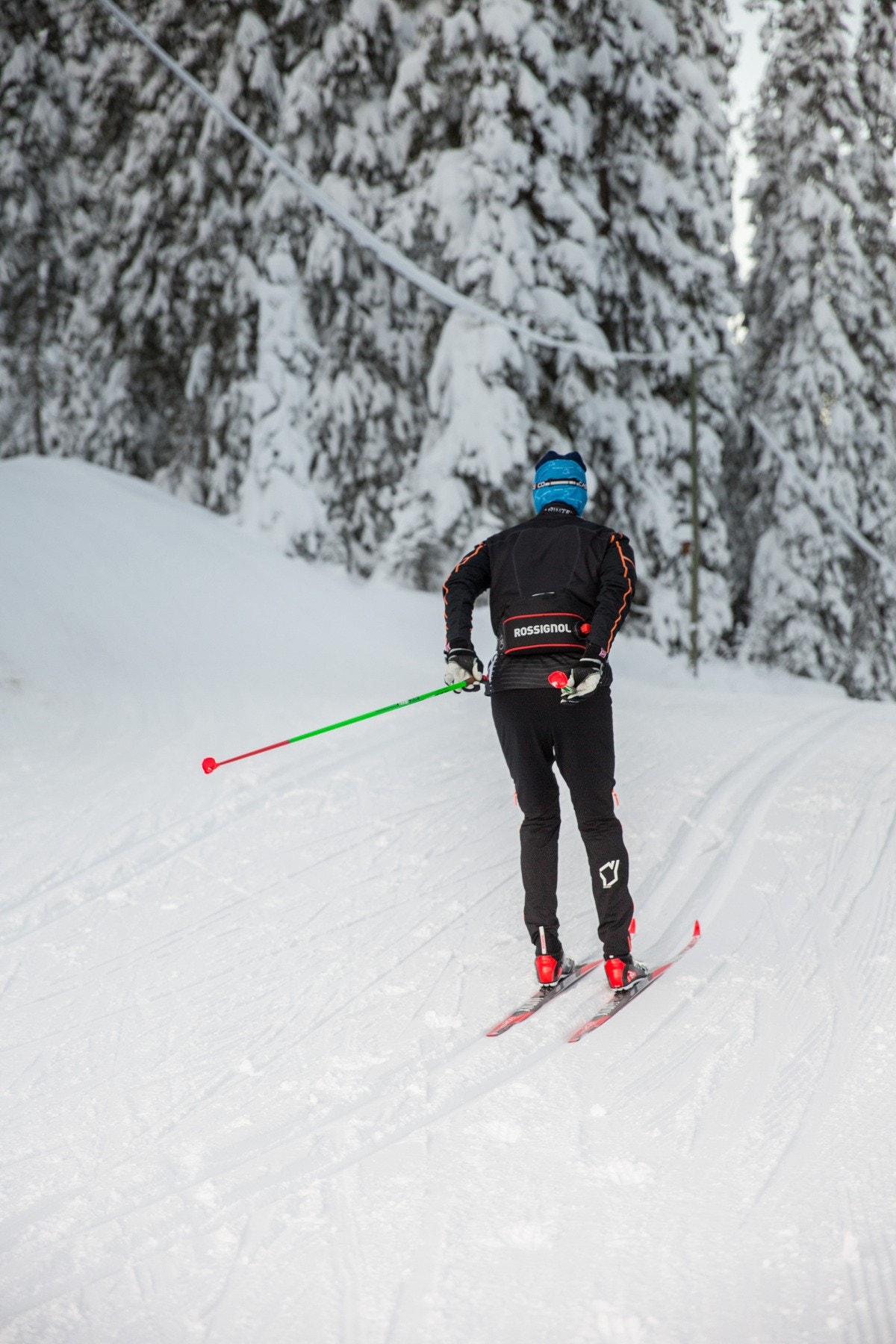 Estenstadmarka har ca 60 km preparerte skiløyper. Galleribilde