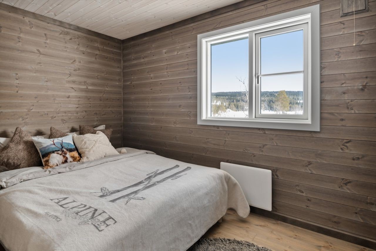 Soverom med dobbelseng Galleribilde