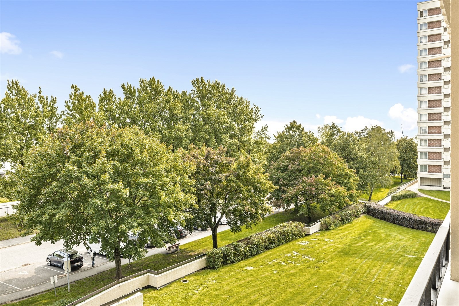 Utsyn fra balkongen. Galleribilde