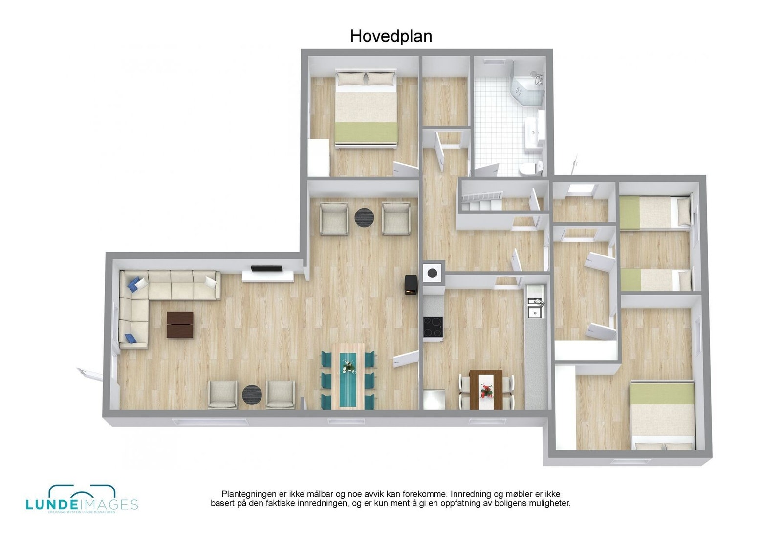 3D planskisse hovedplan - ikke målbar Galleribilde