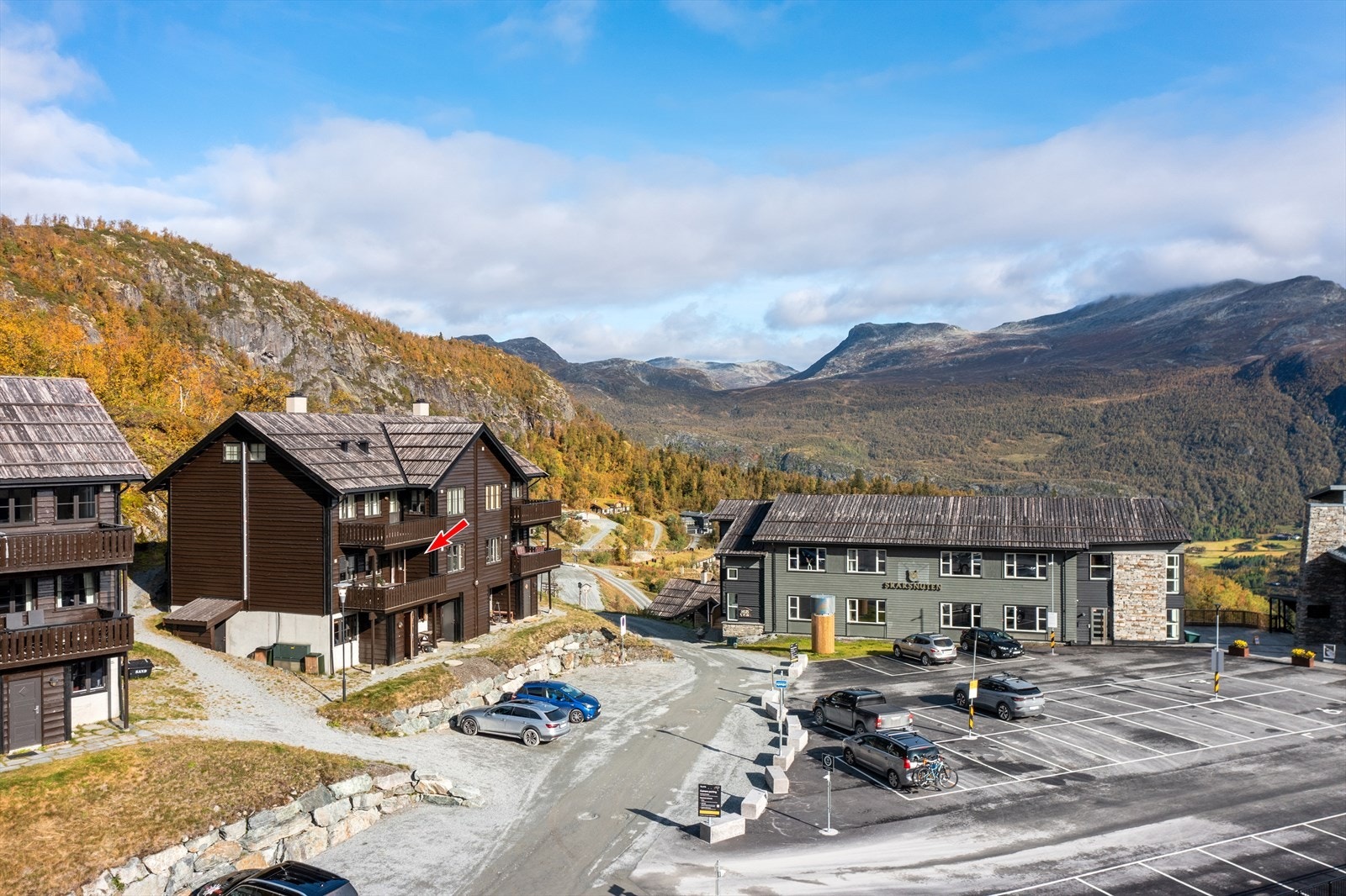 Leilighetens beliggenhet i bygget. Galleribilde