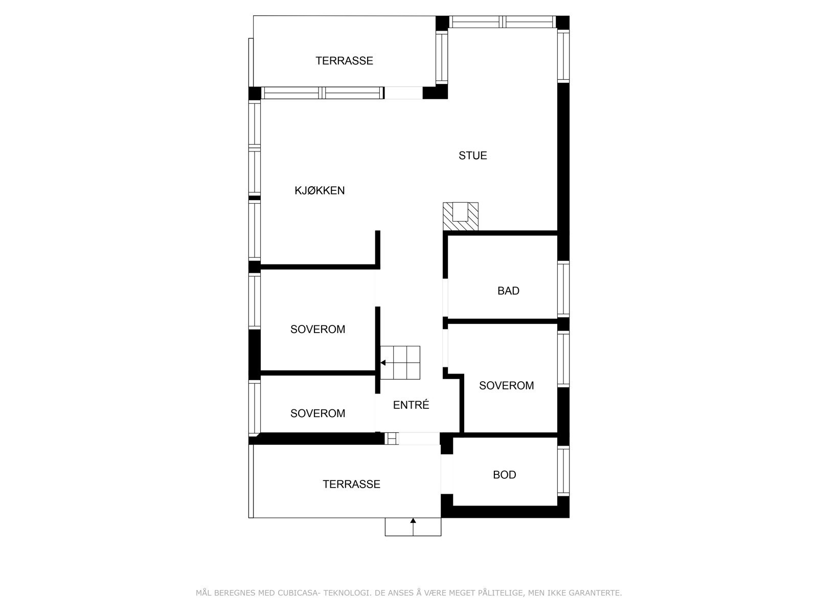 Plantegning Galleribilde