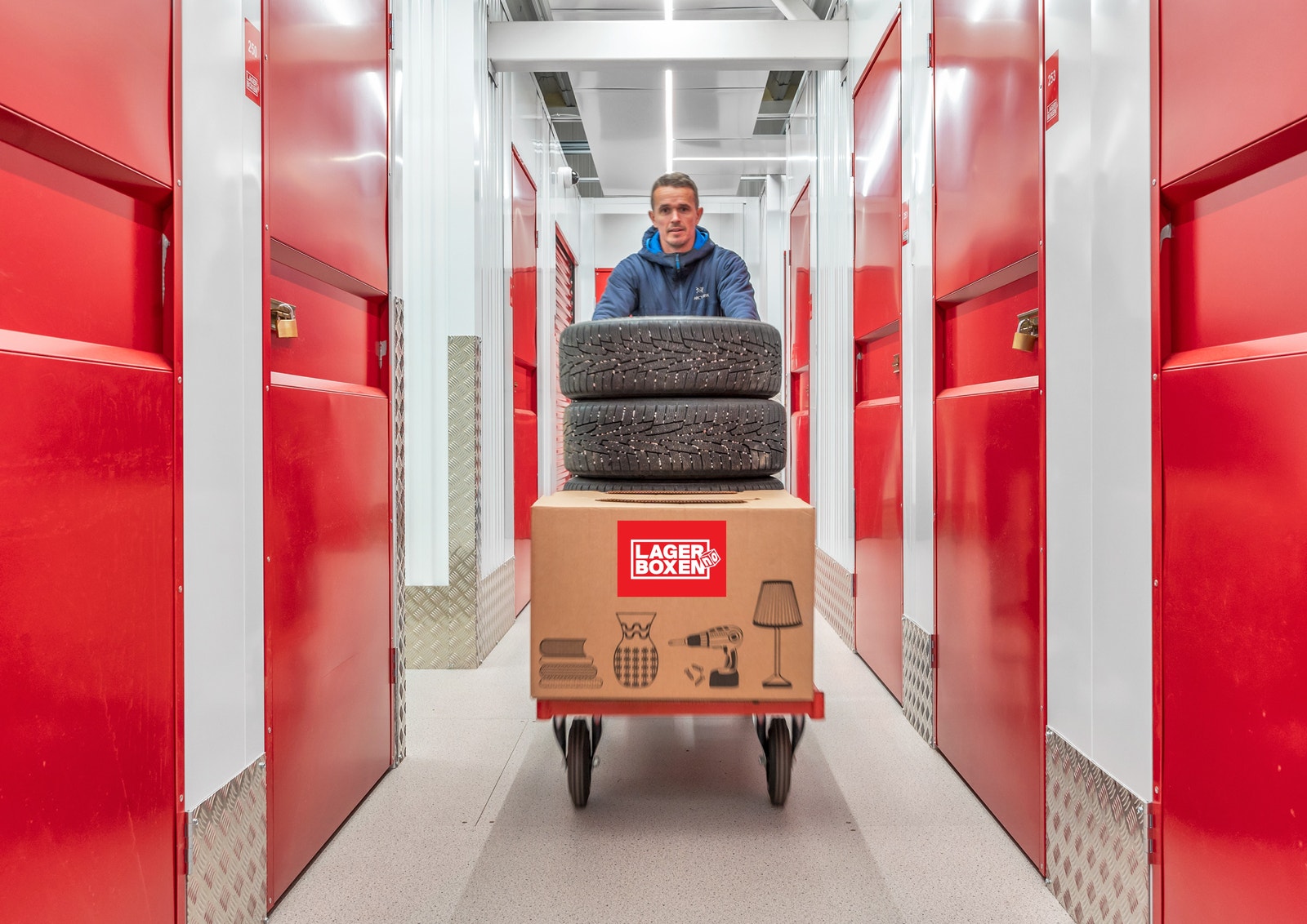 Trygg og enkel lagring hos Lagerboxen Galleribilde