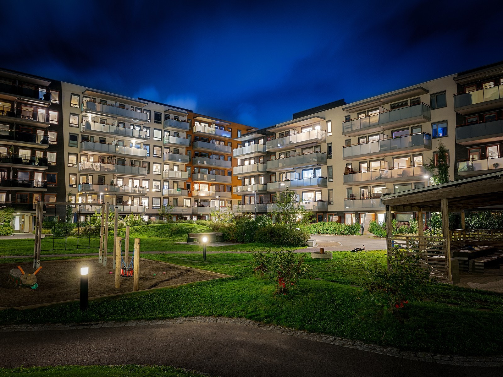 Gartnerløkka er et moderne boligprosjekt på Løren, hvor livskvalitet står i fokus Galleribilde