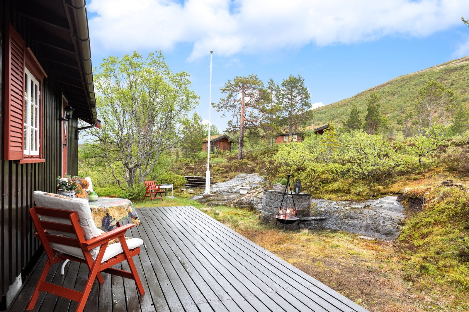 Uteplass Galleribilde