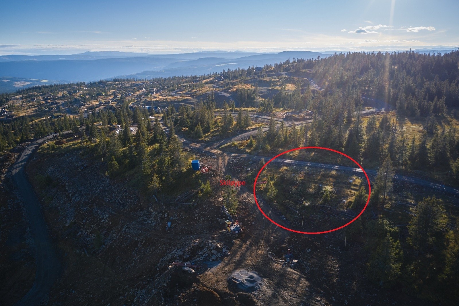 Utsikt tomt Musdalsæter Galleribilde