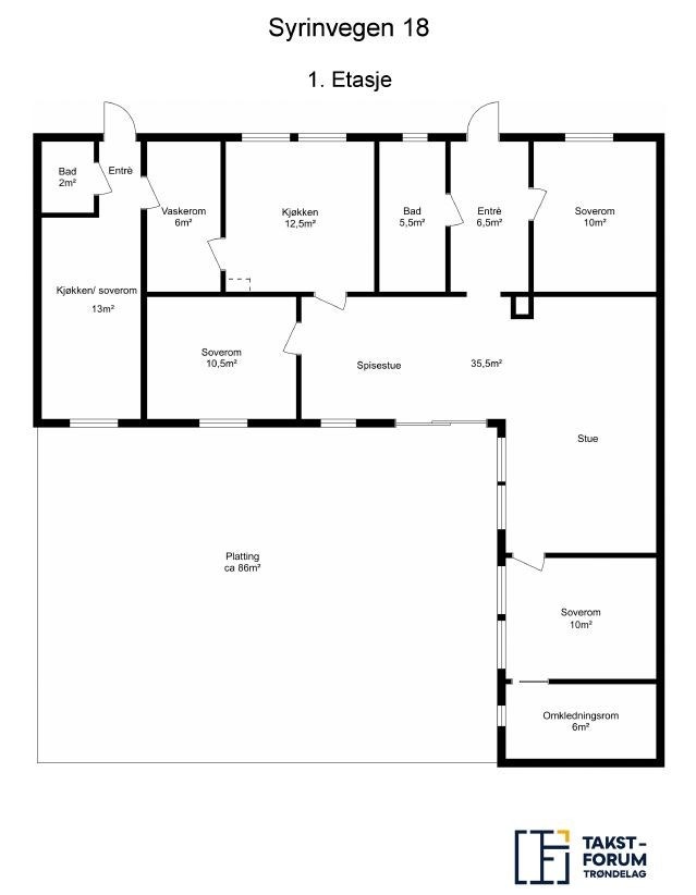 Planskisse Galleribilde