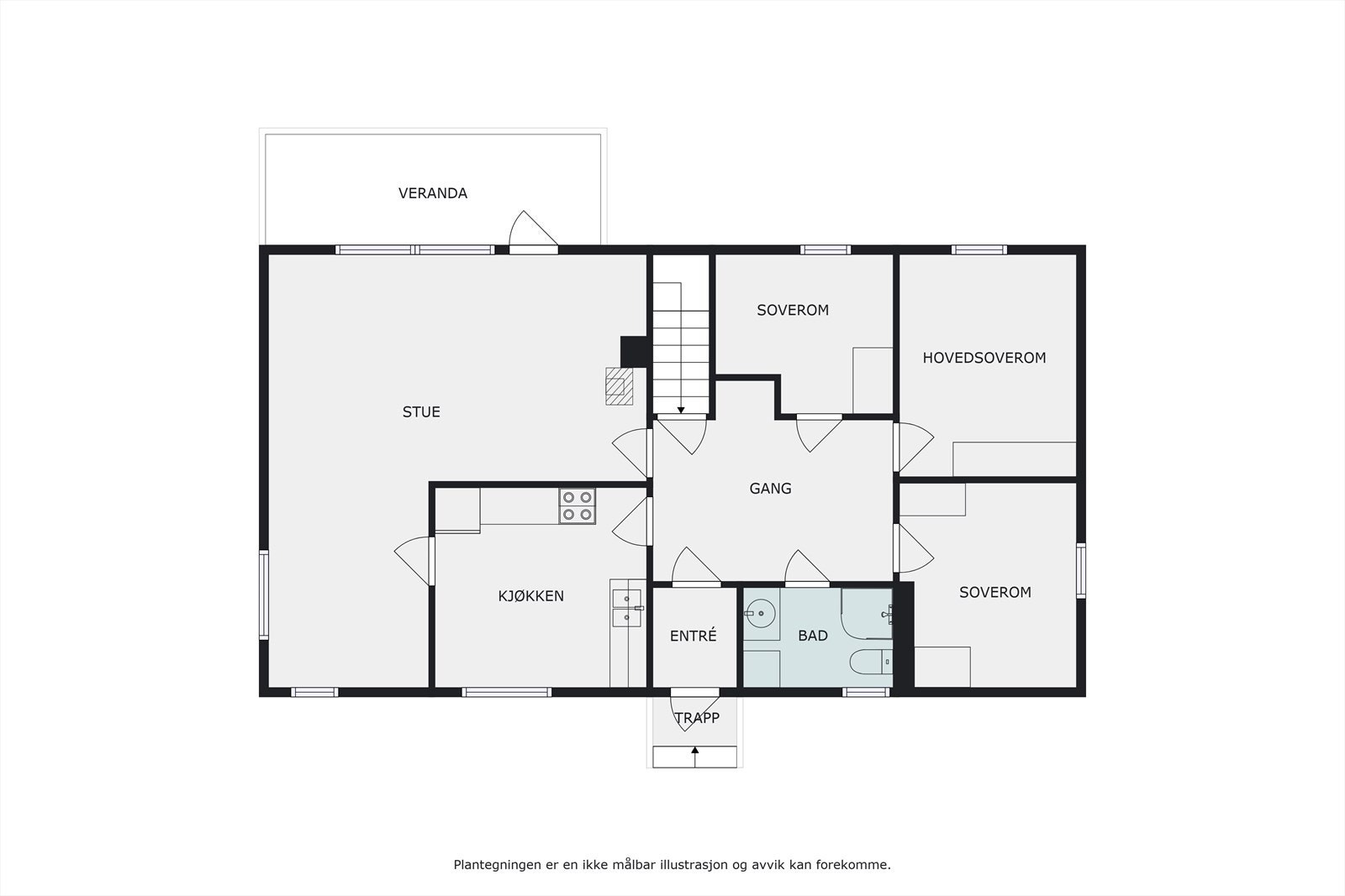 Plantegning Galleribilde