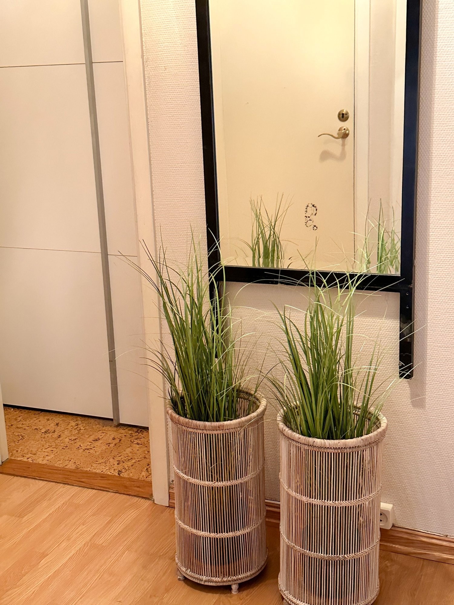 Gang med garderobe. Galleribilde