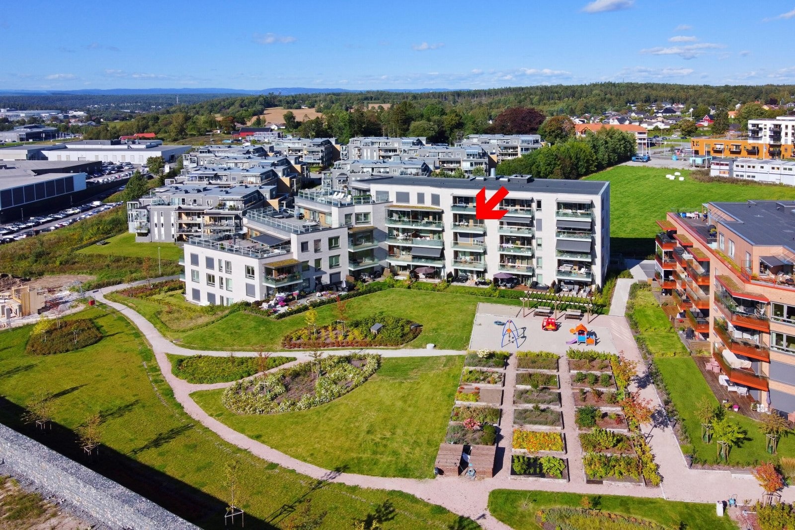 Solrik sydvendt beliggenhet Galleribilde