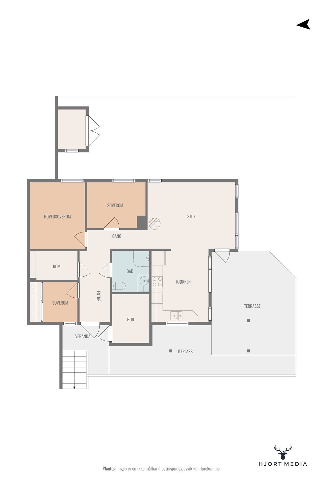 Plantegning Galleribilde