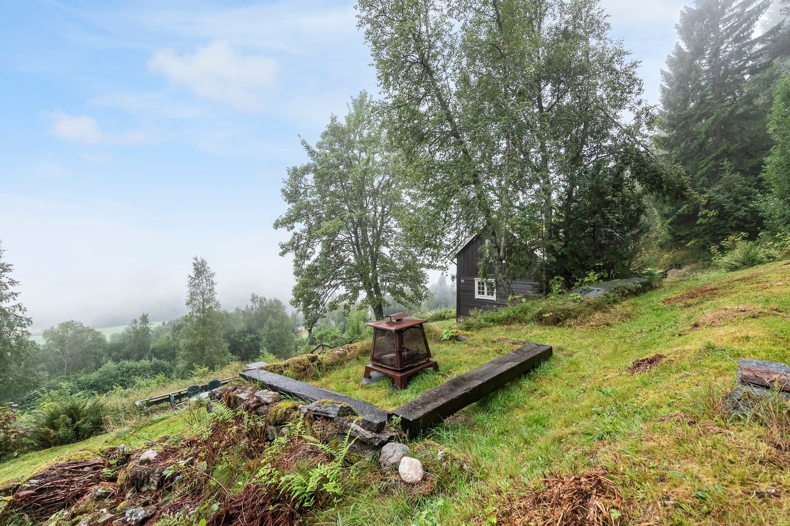 Hyggelig sitteplass Galleribilde