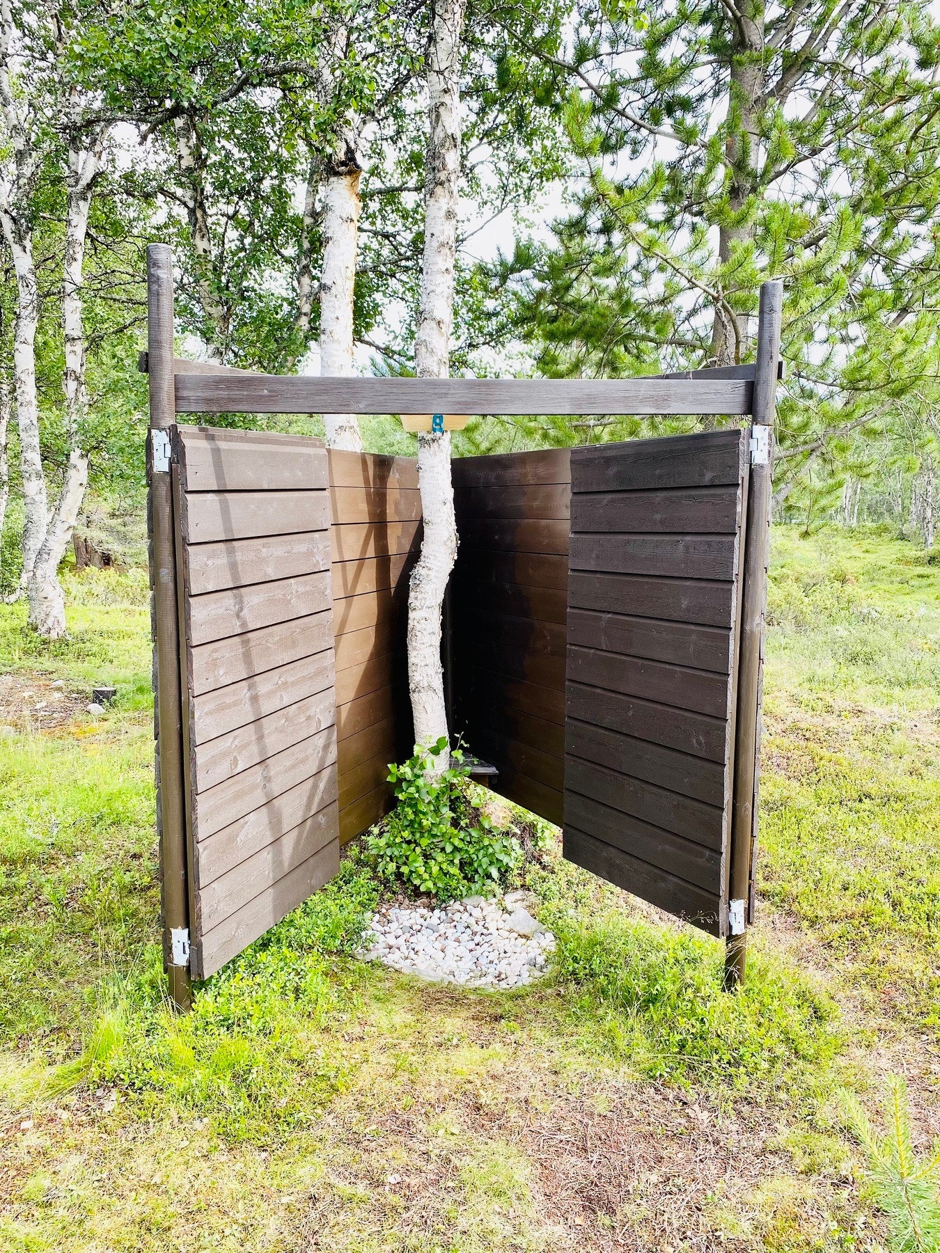 Utedusj på tomten Galleribilde