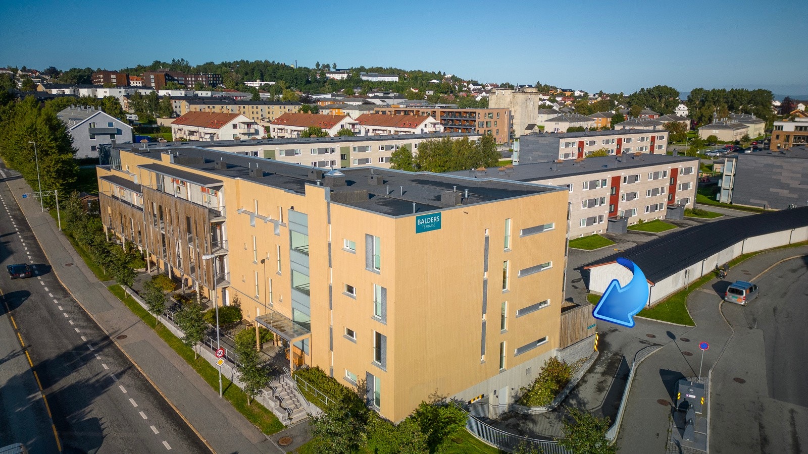 Sameiet Balders Terrasse er et veletablert sameiet i en av Trondheims mest attraktive boligområder Galleribilde
