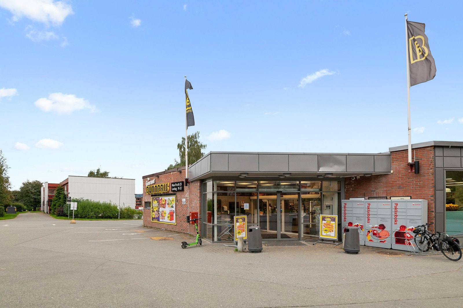 Bunnpris Gourmet ligger i umiddelbar nærhet fra leiligheten Galleribilde