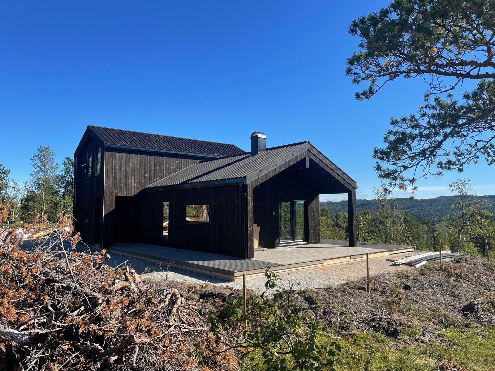 Eksempelbilde av fasaden på Svarthetta Galleribilde