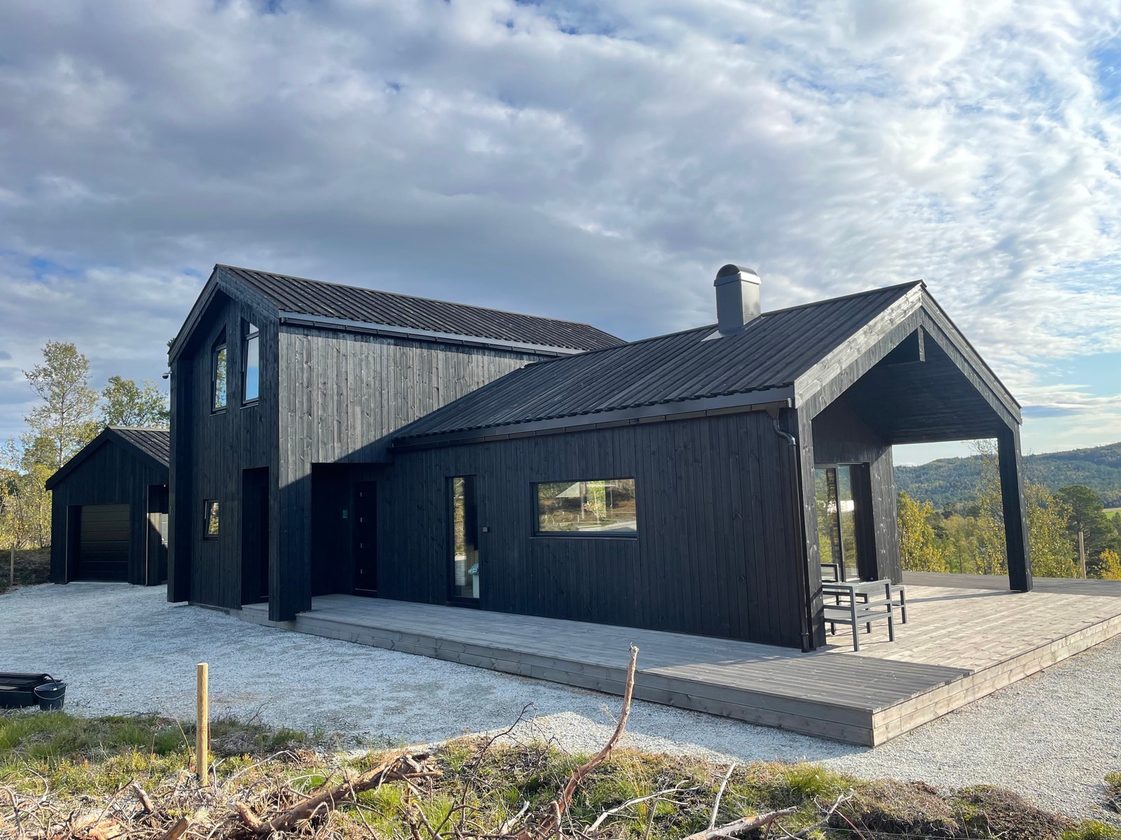 Eksempelbilde av fasaden på Svarthetta Galleribilde