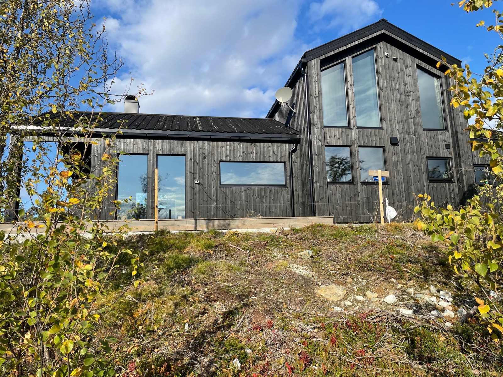 Eksempelbilde av fasaden på Svarthetta Galleribilde