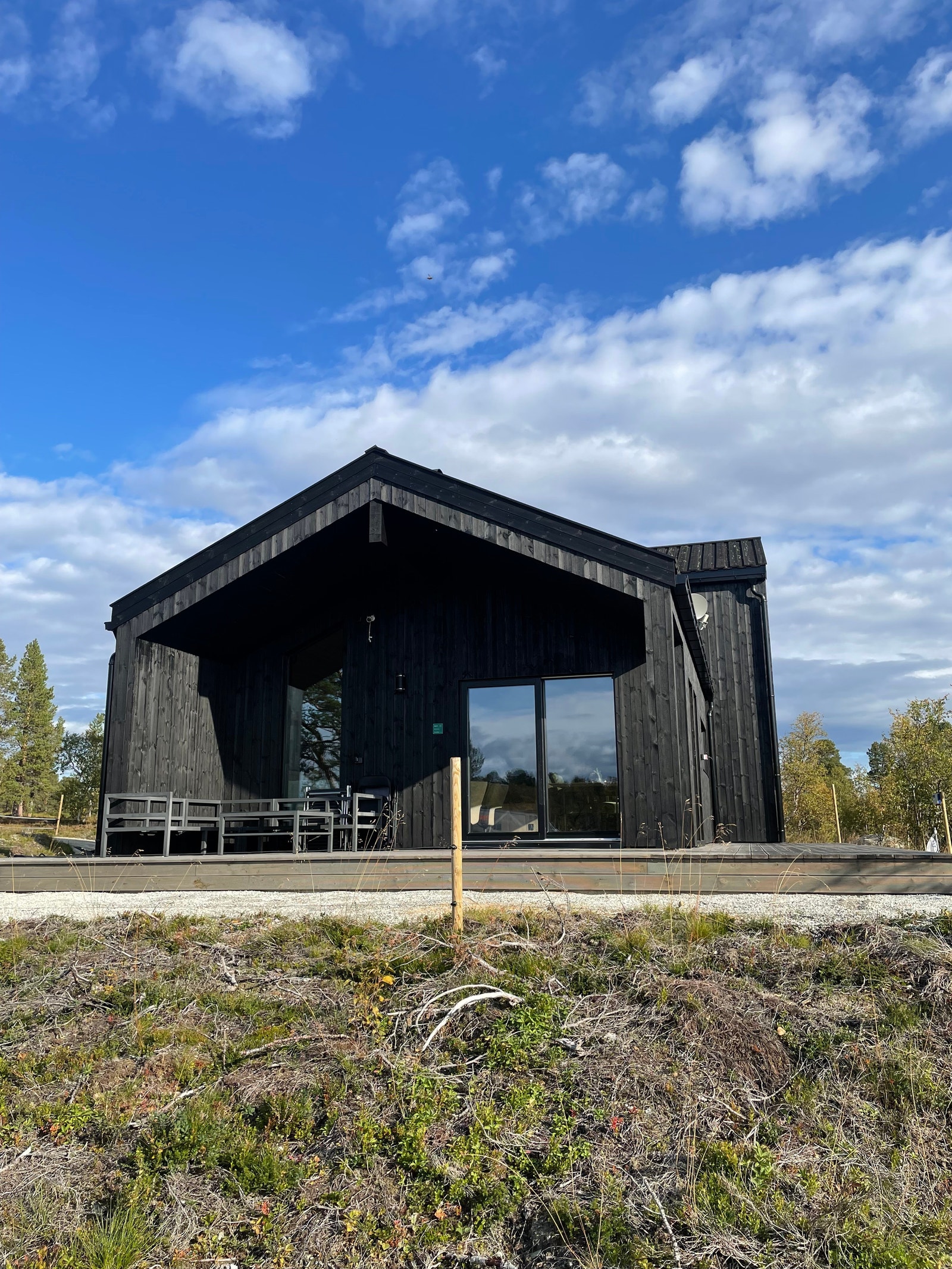 Eksempelbilde av fasaden på Svarthetta Galleribilde