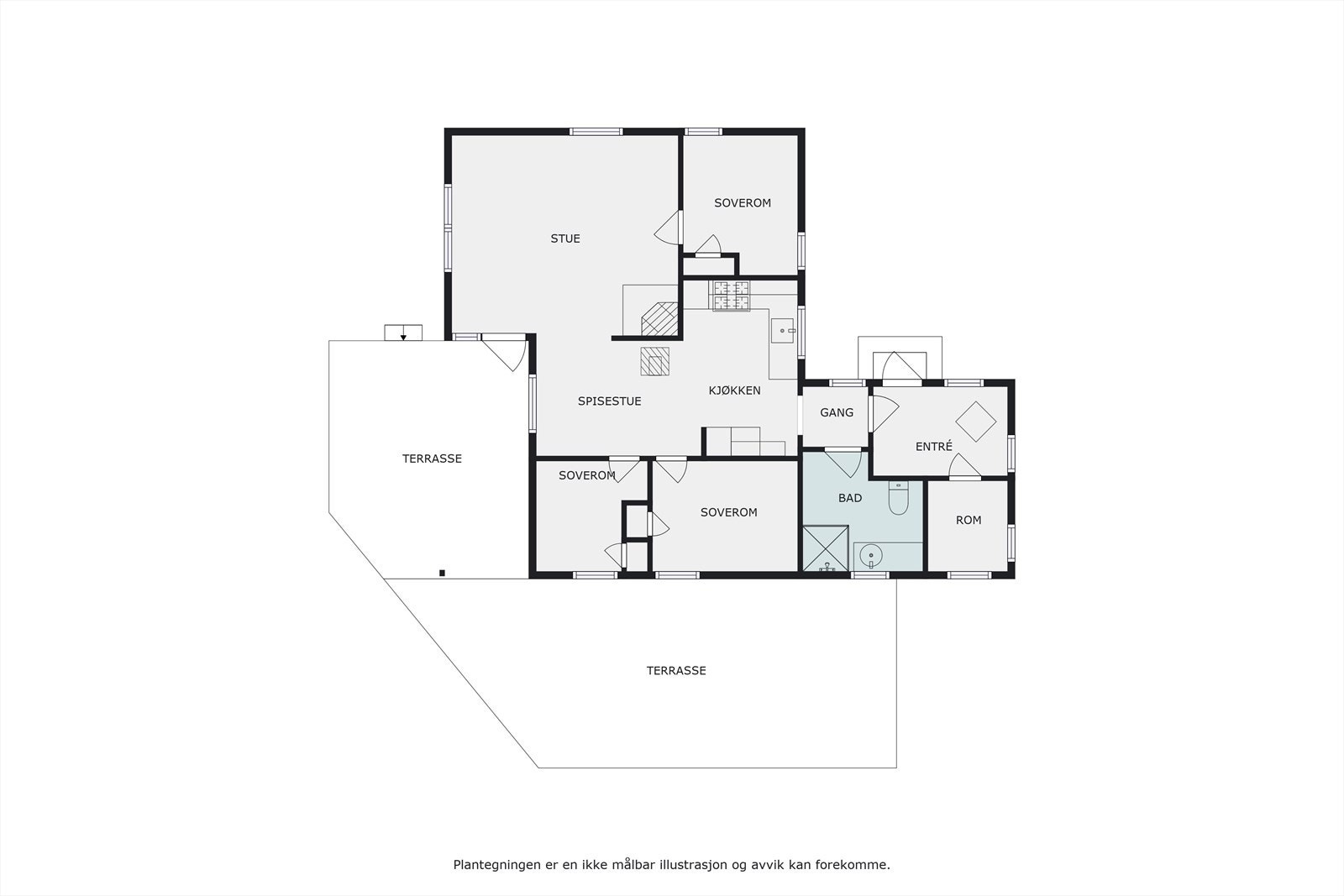 Plantegning Galleribilde