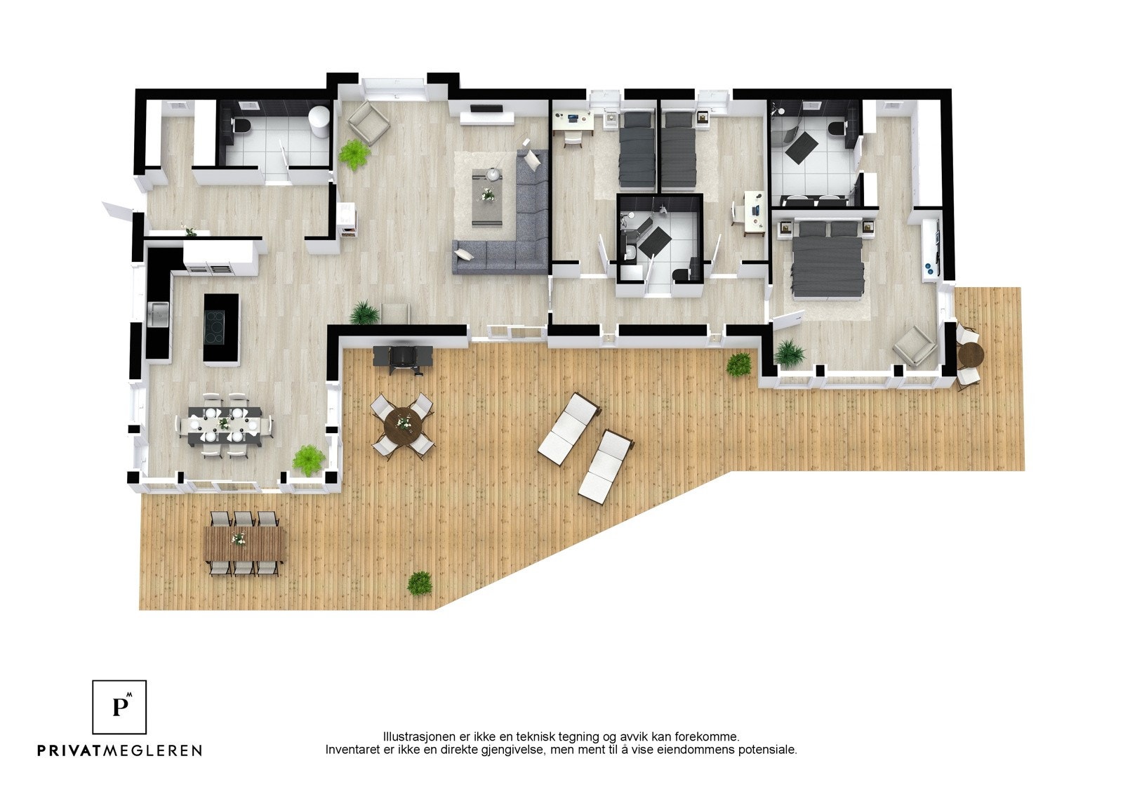 Plantegning Galleribilde