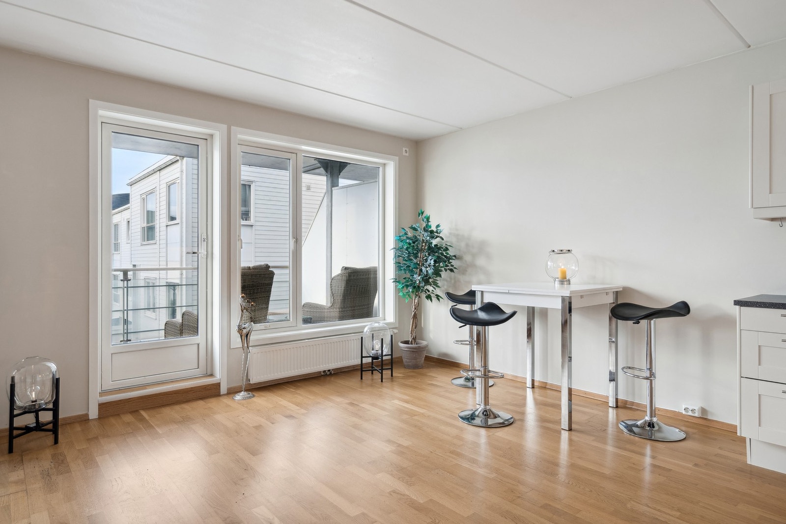 Leiligheten er på 74 kvm, og inneholder også en bod på 4 kvm. Galleribilde