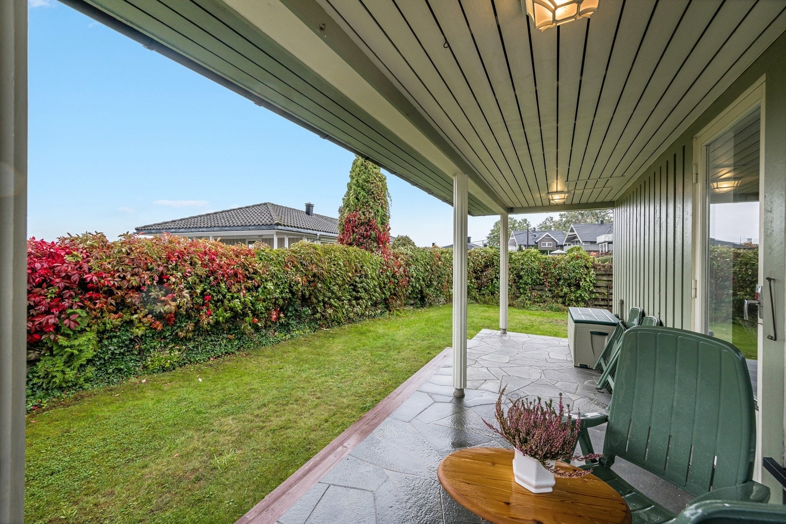 Overbygget veranda. Galleribilde