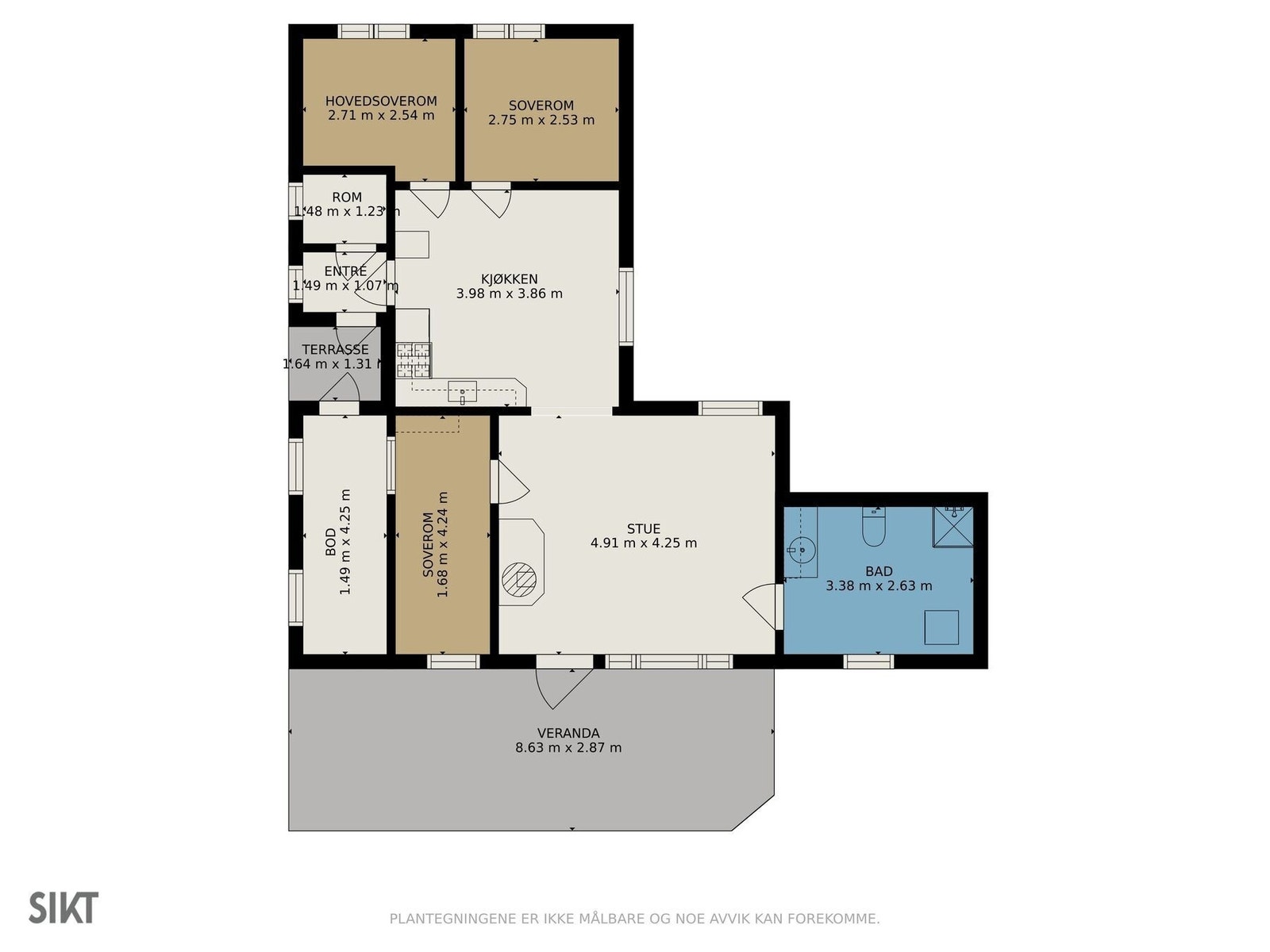 Plantegning Galleribilde