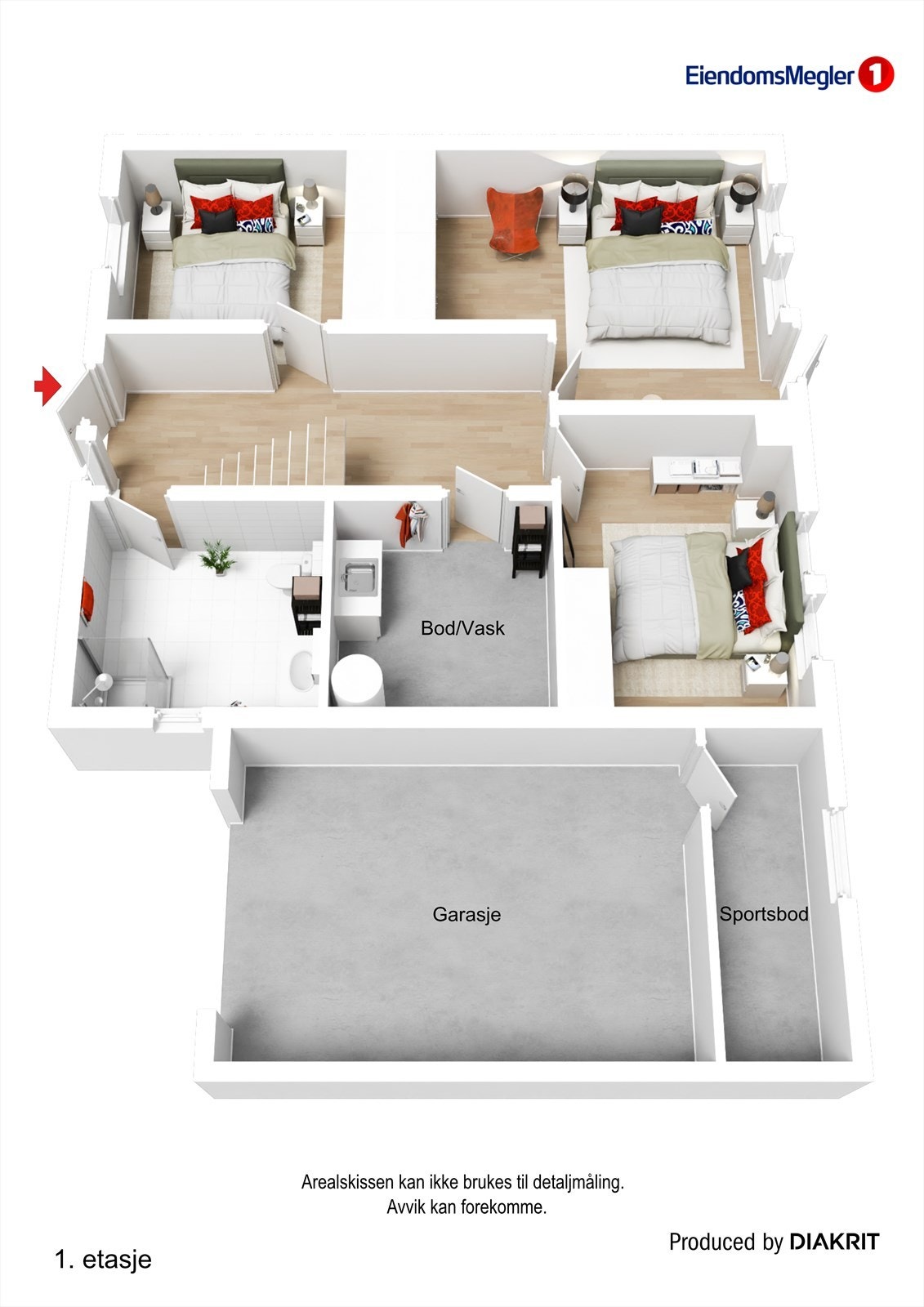 1. etasje Galleribilde