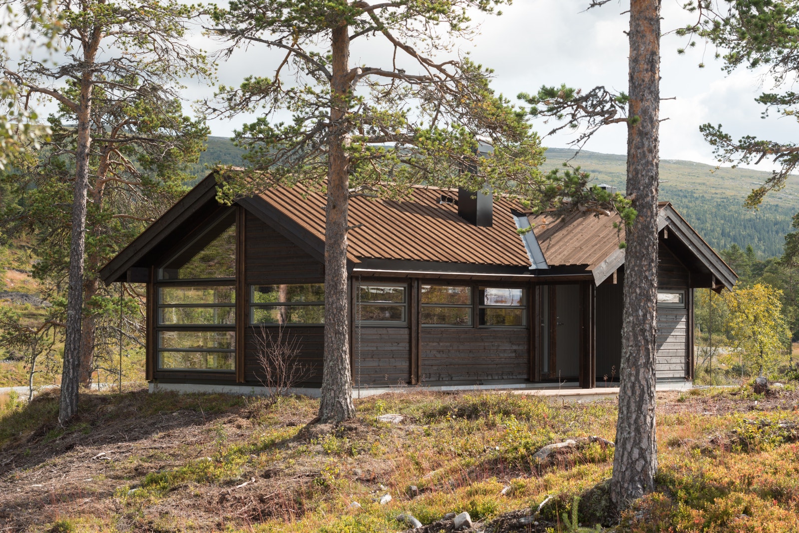 Lignende Ålhytte C30, 55 m2, som oppføres på tomt 71 Galleribilde